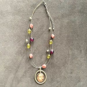 Abstract colorful necklace